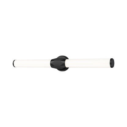Cooper LED Bath Vanity Light in Matte Black (32-Inch).