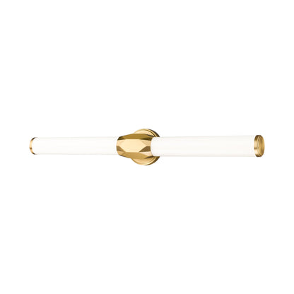 Cooper LED Bath Vanity Light in Modern Gold (32-Inch).