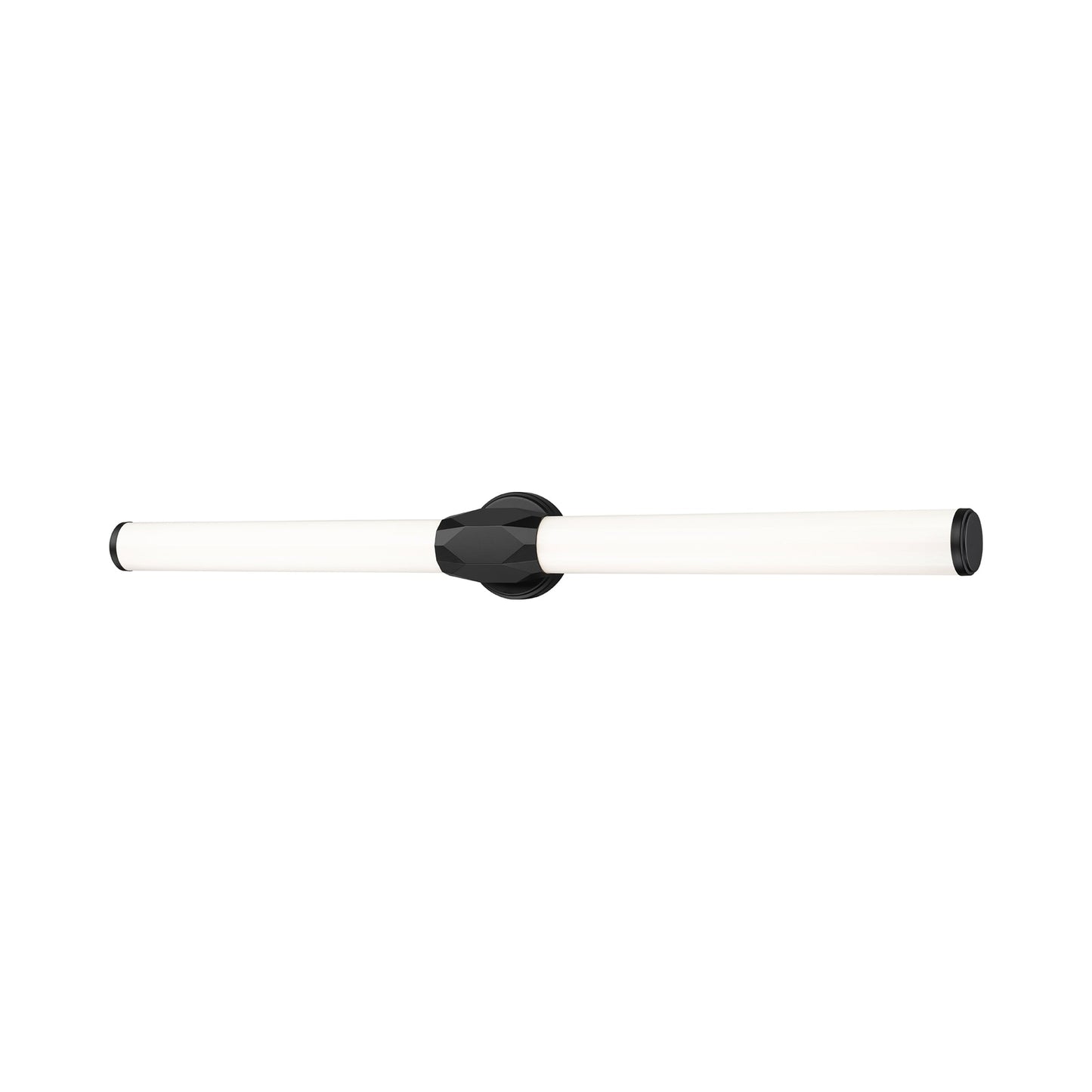 Cooper LED Bath Vanity Light in Matte Black (40-Inch).
