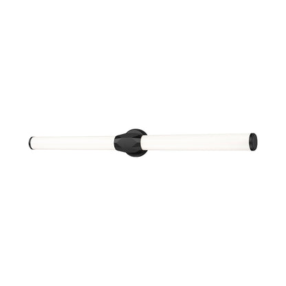 Cooper LED Bath Vanity Light in Matte Black (40-Inch).