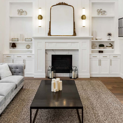 Cooper LED Bath Vanity Light in living room.