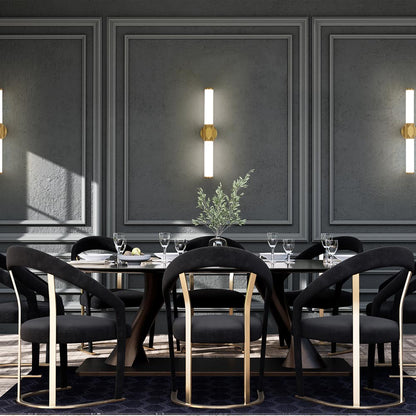 Cooper LED Bath Vanity Light in dining room.