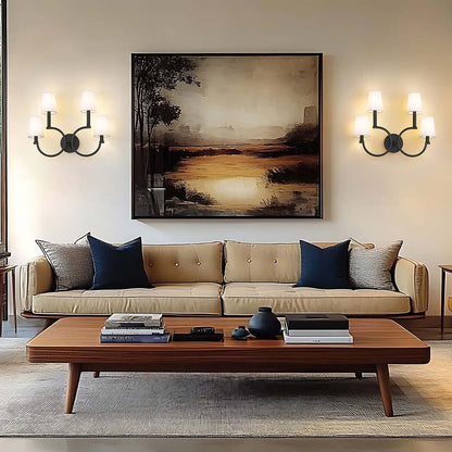 Cordelia Wall Light in living room.