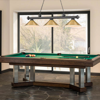 Cordon 2306-15 Billiard Pendant Light in game room.