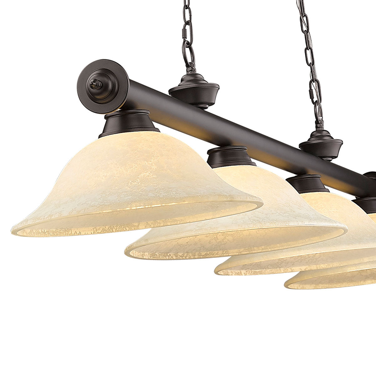 Cordon Bowl Billiard Pendant Light in Detail.