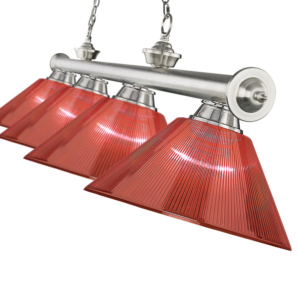 Cordon Cone Billiard Pendant Light in Detail.