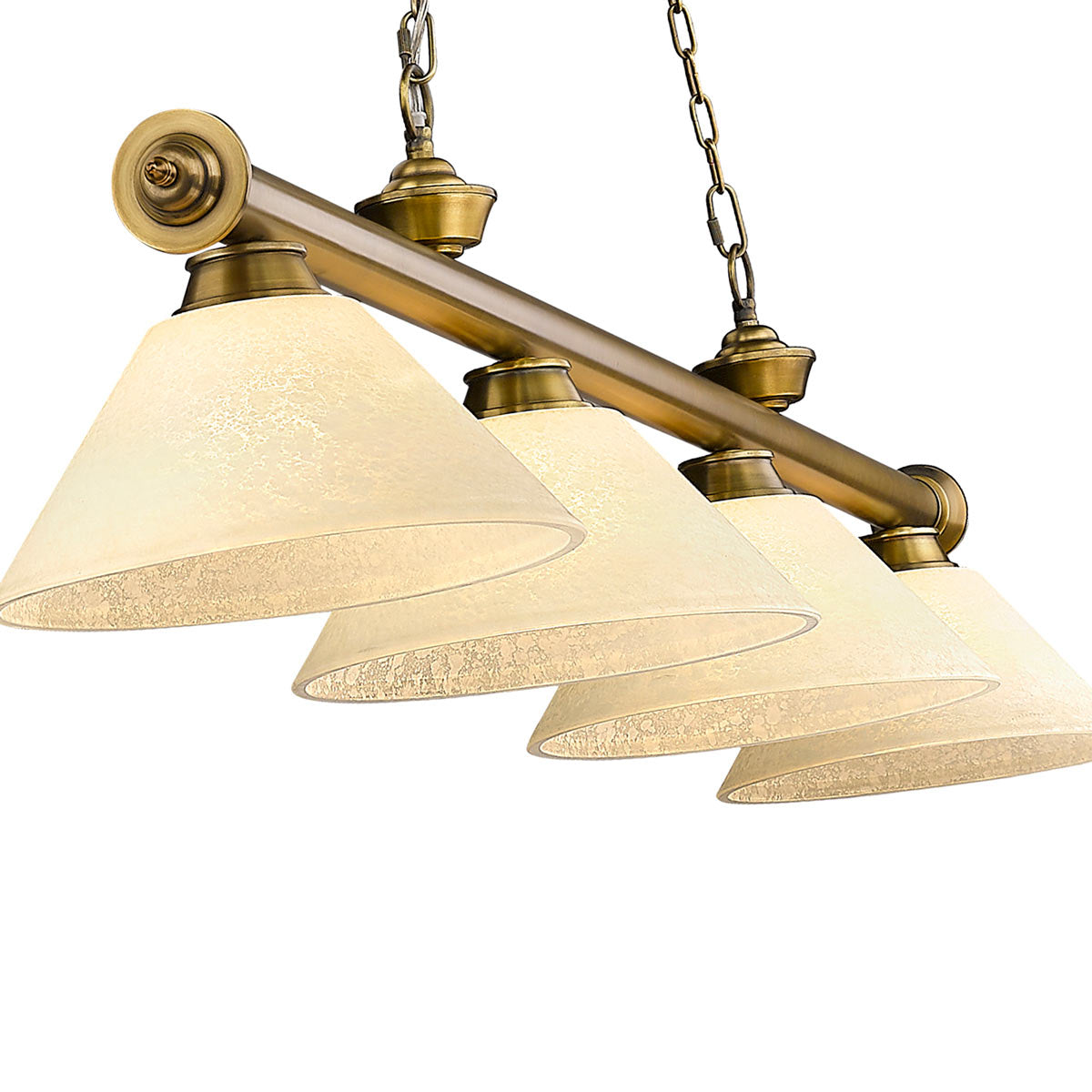 Cordon Cone Billiard Pendant Light in Detail.
