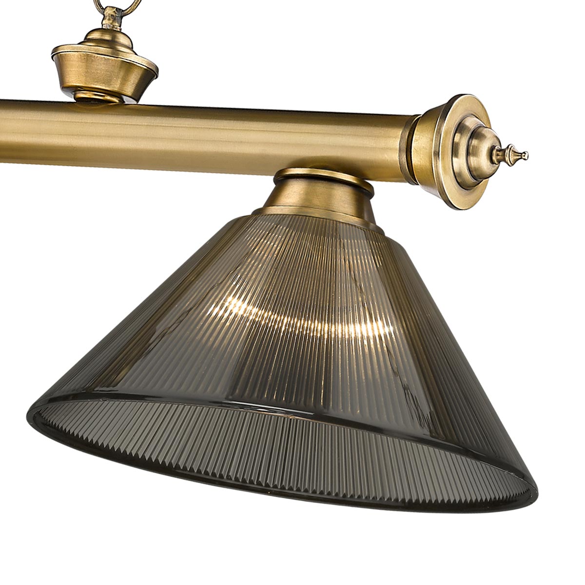 Cordon Cone Billiard Pendant Light in Detail.