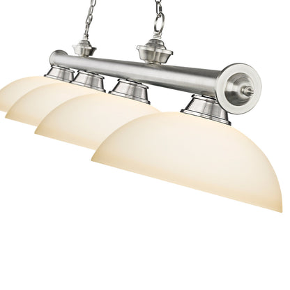 Cordon Dome Billiard Pendant Light in Detail.