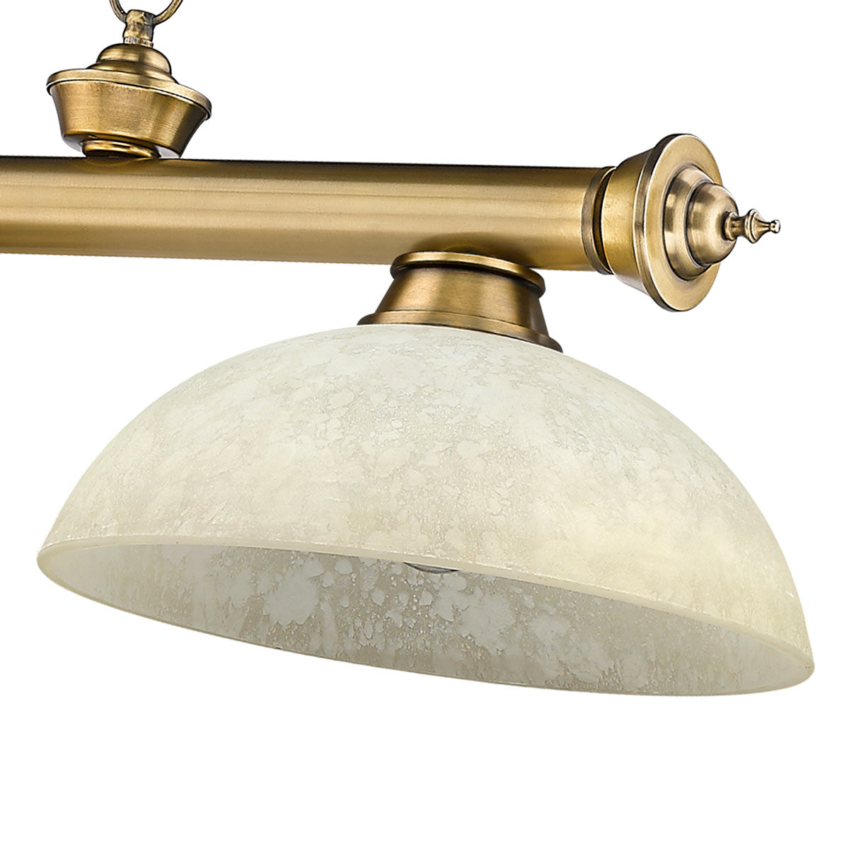Cordon Dome Billiard Pendant Light in Detail.