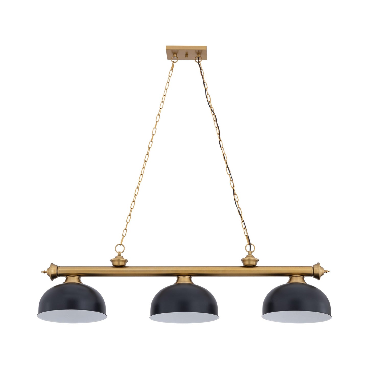 Cordon Dome Steel Billiard Pendant Light.