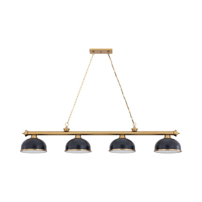 Cordon Dome Steel Billiard Pendant Light in Detail.