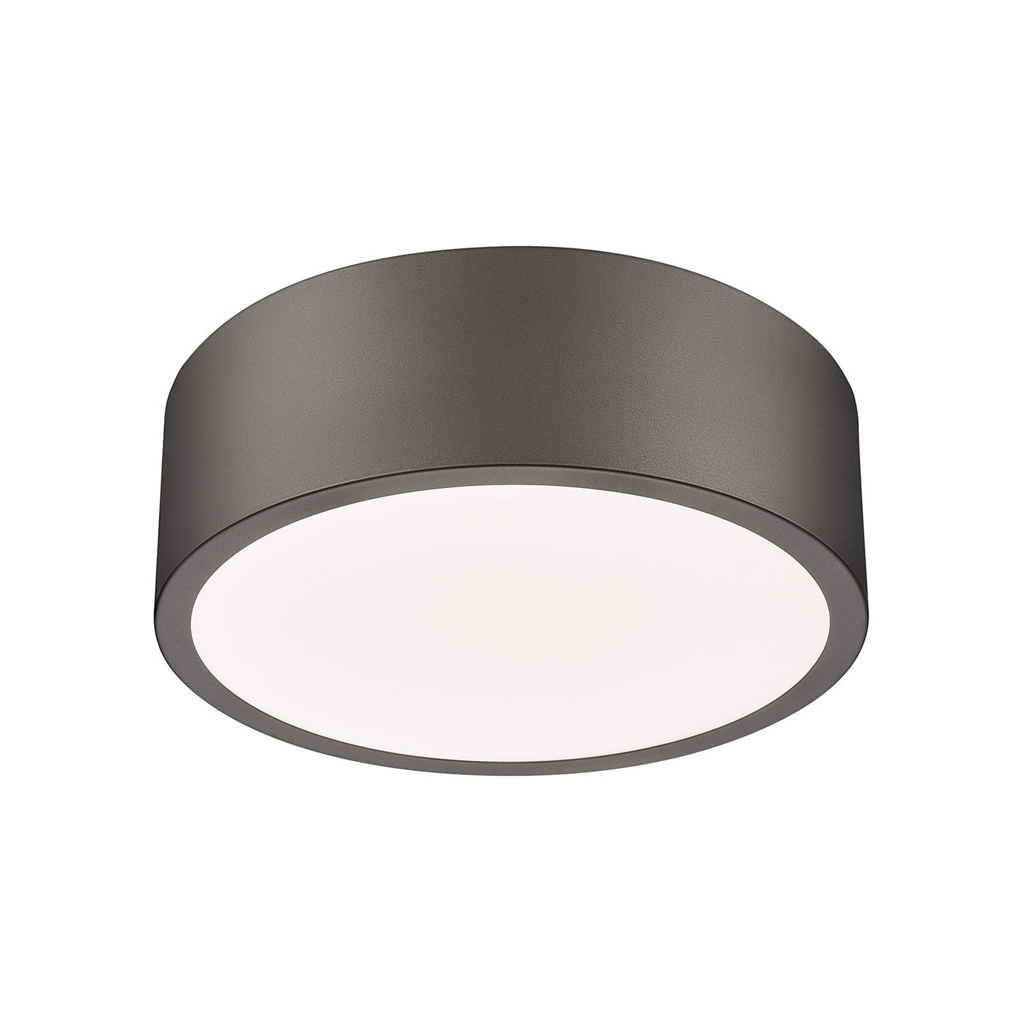 Coronado LED Flush Mount Ceiling Light in Bronze (12.25-Inch).