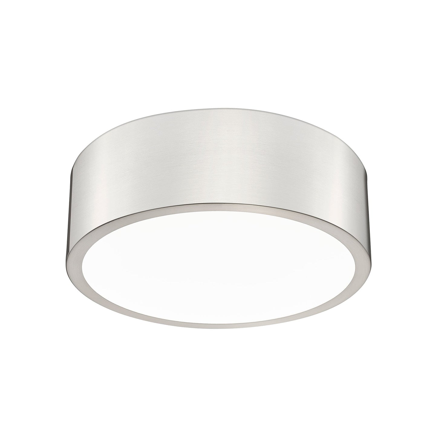 Coronado LED Flush Mount Ceiling Light in Brushed Nickel (12.25-Inch).