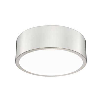 Coronado LED Flush Mount Ceiling Light in Brushed Nickel (12.25-Inch).
