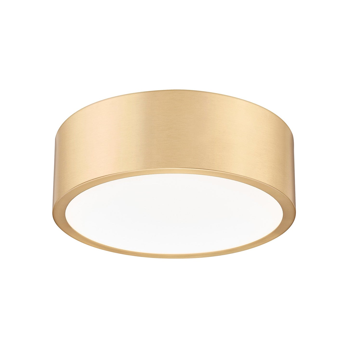 Coronado LED Flush Mount Ceiling Light in Modern Gold (12.25-Inch).