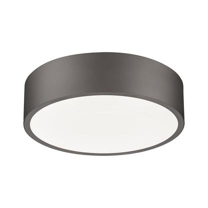 Coronado LED Flush Mount Ceiling Light in Bronze (16-Inch).