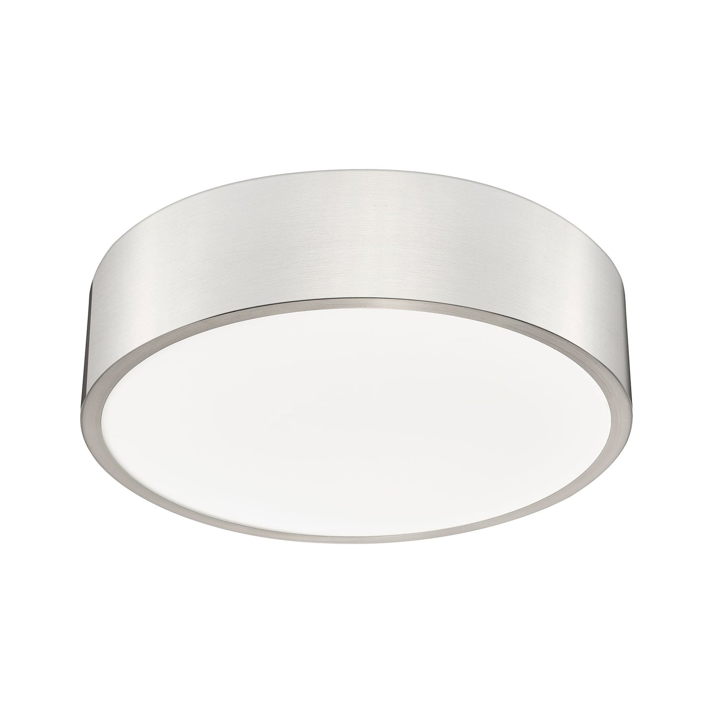 Coronado LED Flush Mount Ceiling Light in Brushed Nickel (16-Inch).