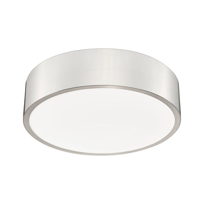 Coronado LED Flush Mount Ceiling Light in Brushed Nickel (16-Inch).