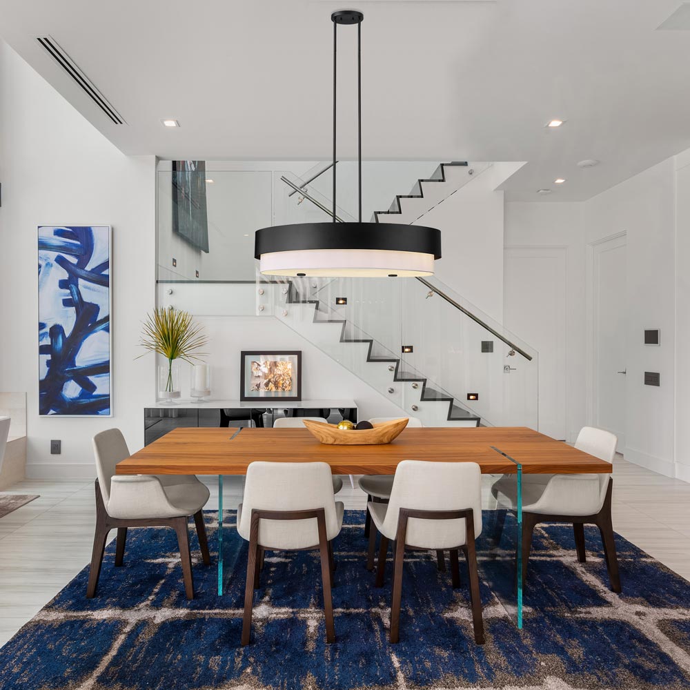 Counterpoint Island Light in dining room.