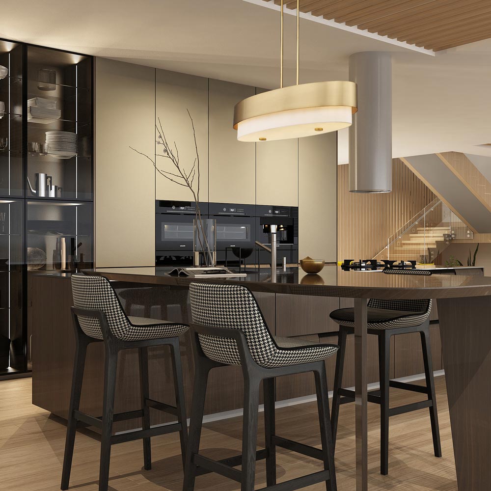 Counterpoint Island Light in dining room.