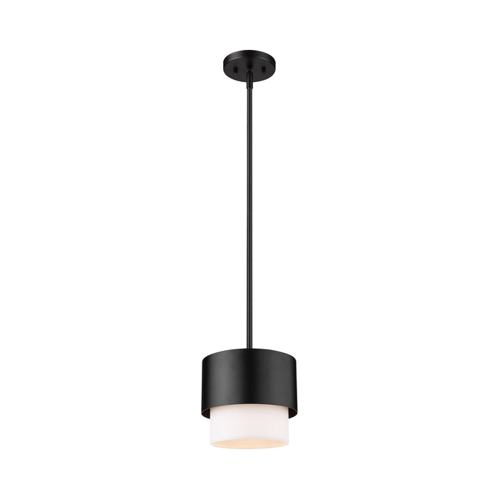 Counterpoint Pendant Light in Matte Black (7.25-Inch).
