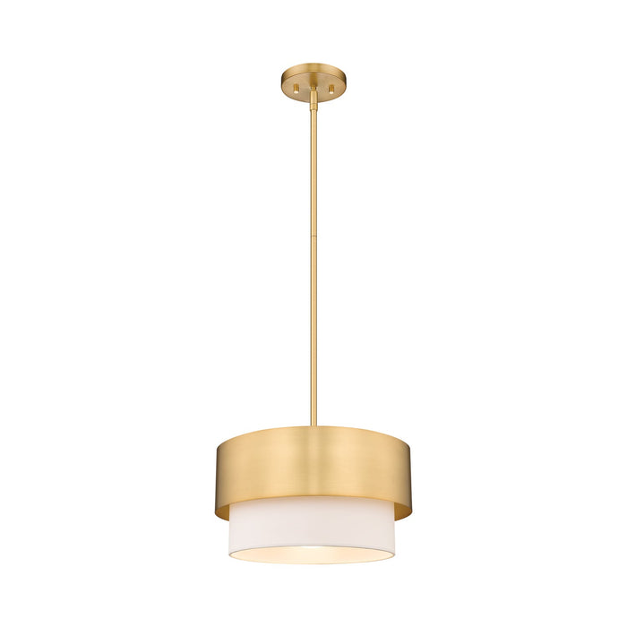 Counterpoint Pendant Light in Modern Gold (12-Inch).
