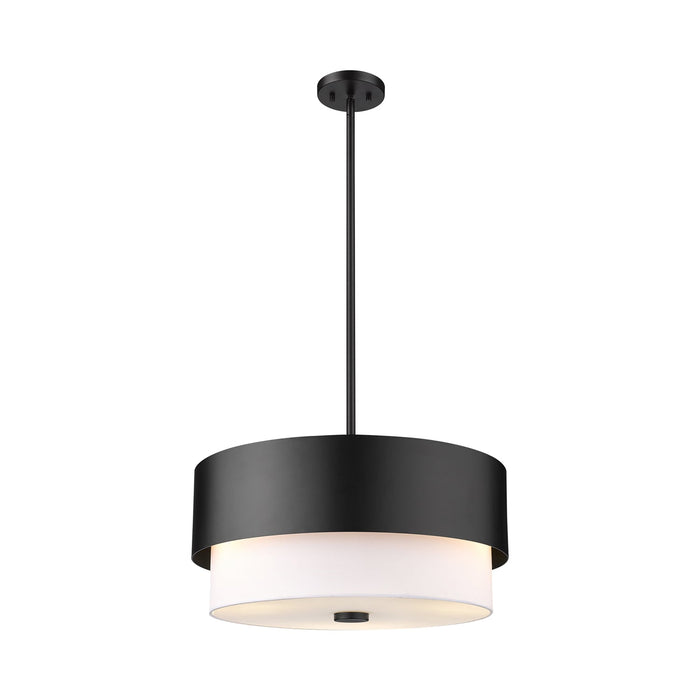 Counterpoint Pendant Light in Matte Black (18-Inch).