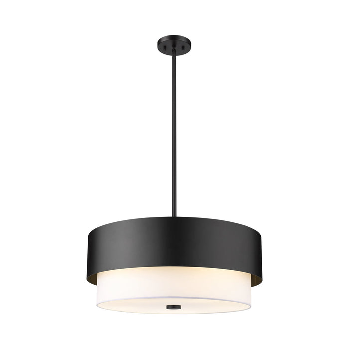 Counterpoint Pendant Light in Matte Black (24-Inch).