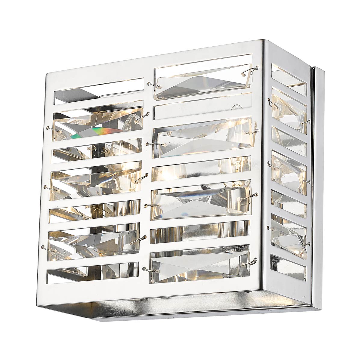 Cronise Rectangular Wall Light in Detail.