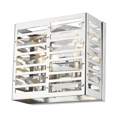 Cronise Rectangular Wall Light in Detail.