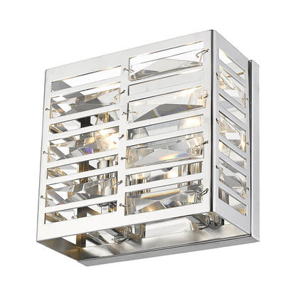 Cronise Rectangular Wall Light in Detail.