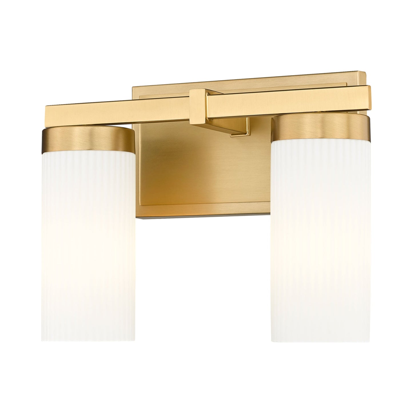 Danica Bath Vanity Light in Modern Gold (2-Light).