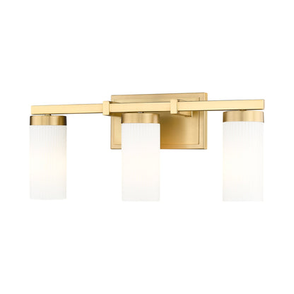 Danica Bath Vanity Light in Modern Gold (3-Light).