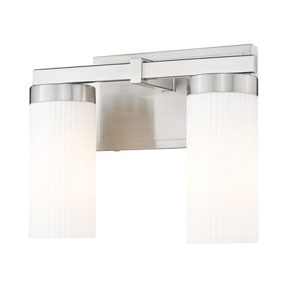 Danica Bath Vanity Light in Brushed Nickel (2-Light).