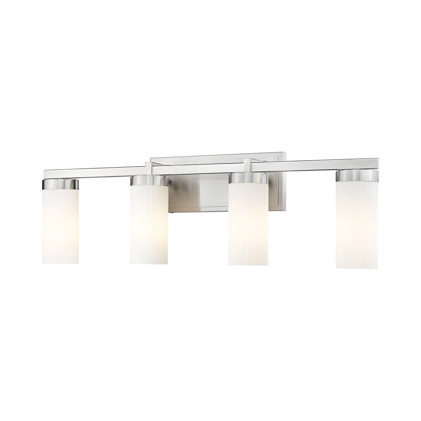 Danica Bath Vanity Light in Brushed Nickel (4-Light).