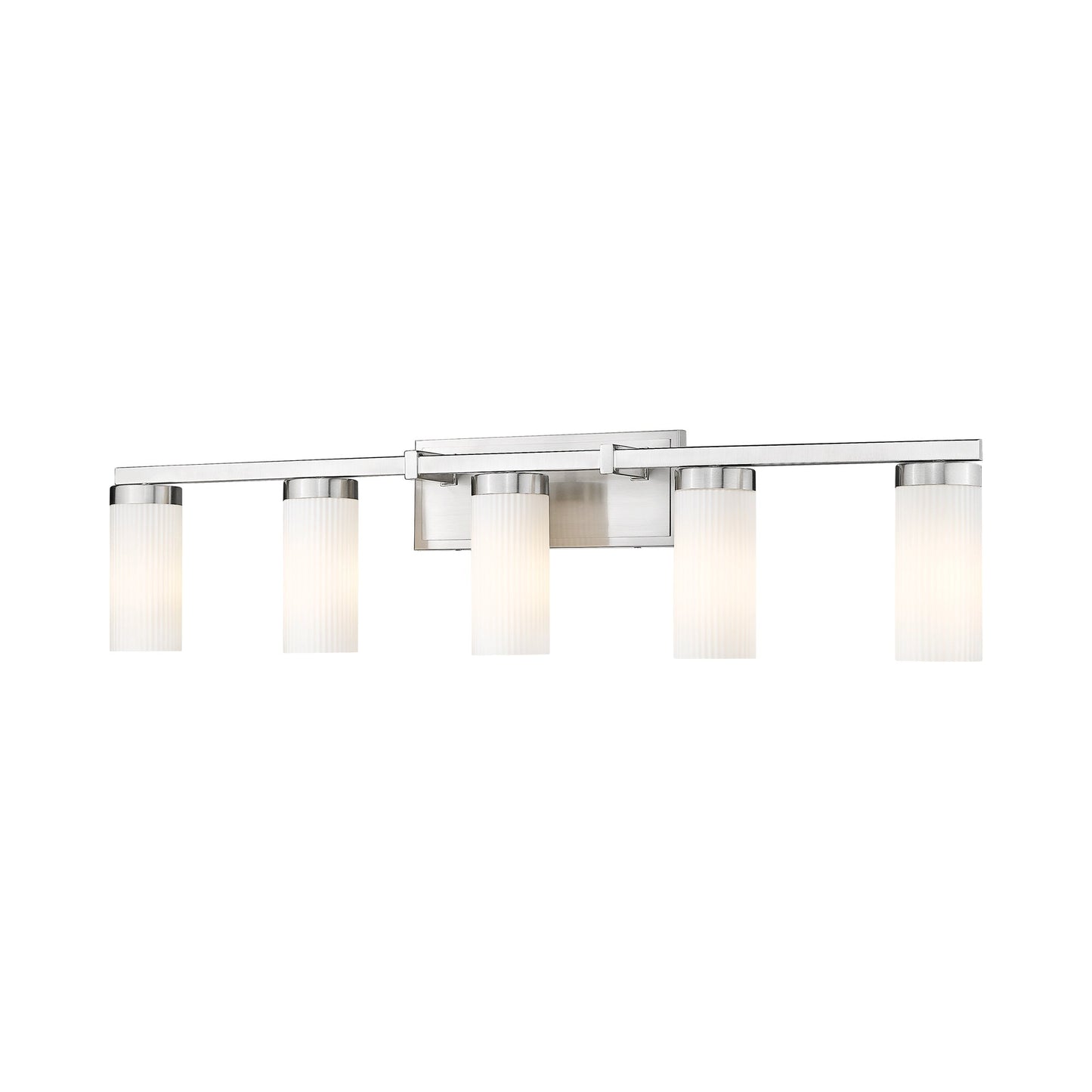Danica Bath Vanity Light in Brushed Nickel (5-Light).