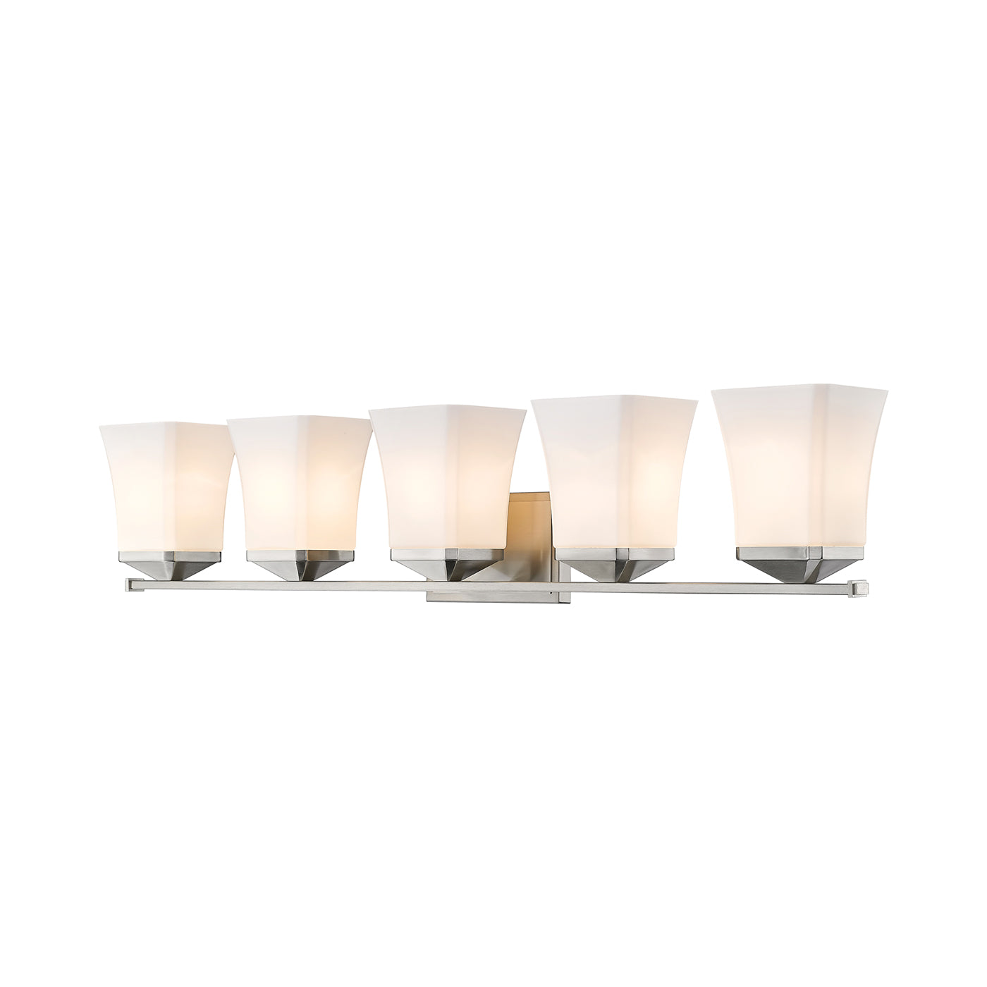Darcy Bath Vanity Light in Brushed Nickel (5-Light).