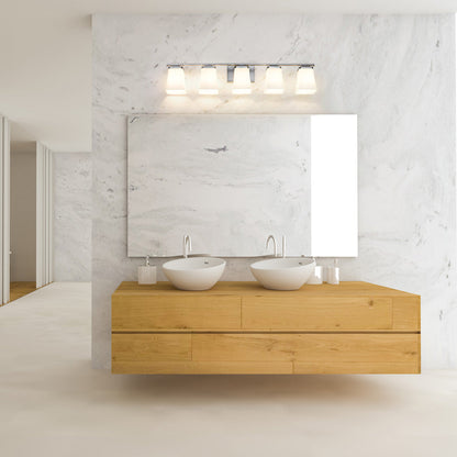 Darcy Bath Vanity Light in bathroom.
