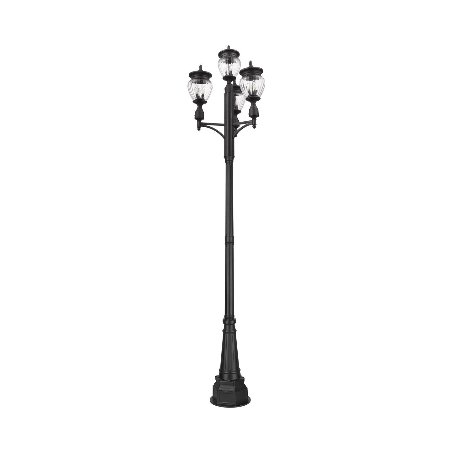 Davina Outdoor Ornate Post Light in Detail.