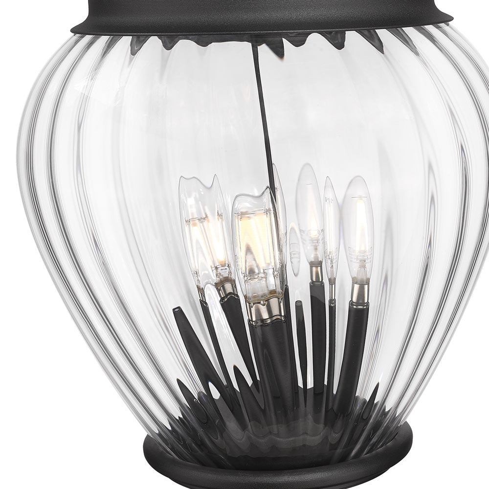 Davina Outdoor Ornate Post Light in Detail.