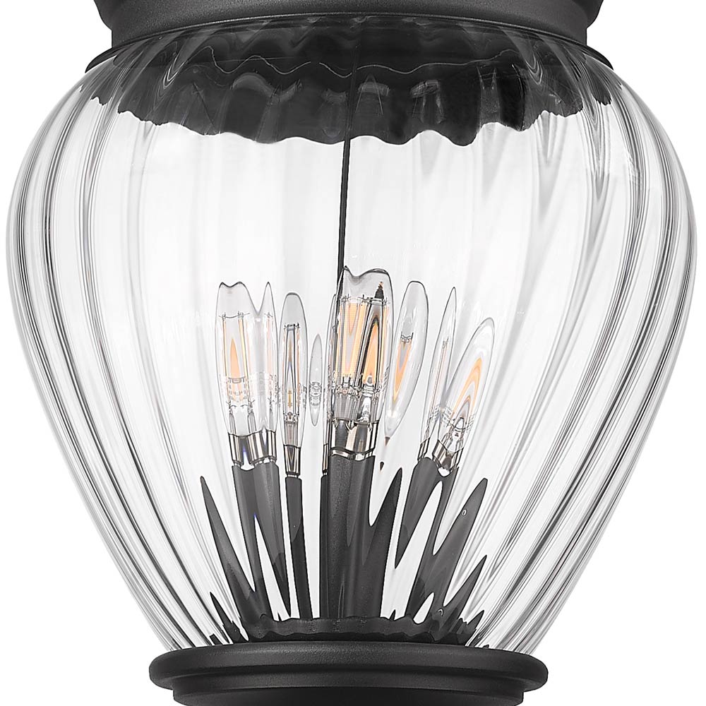 Davina Outdoor Post Light in Detail.