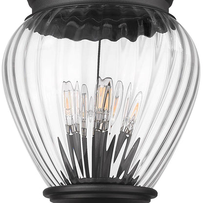 Davina Outdoor Post Light in Detail.