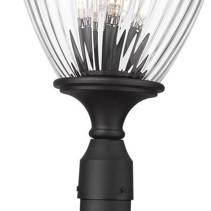 Davina Outdoor Post Light in Detail.
