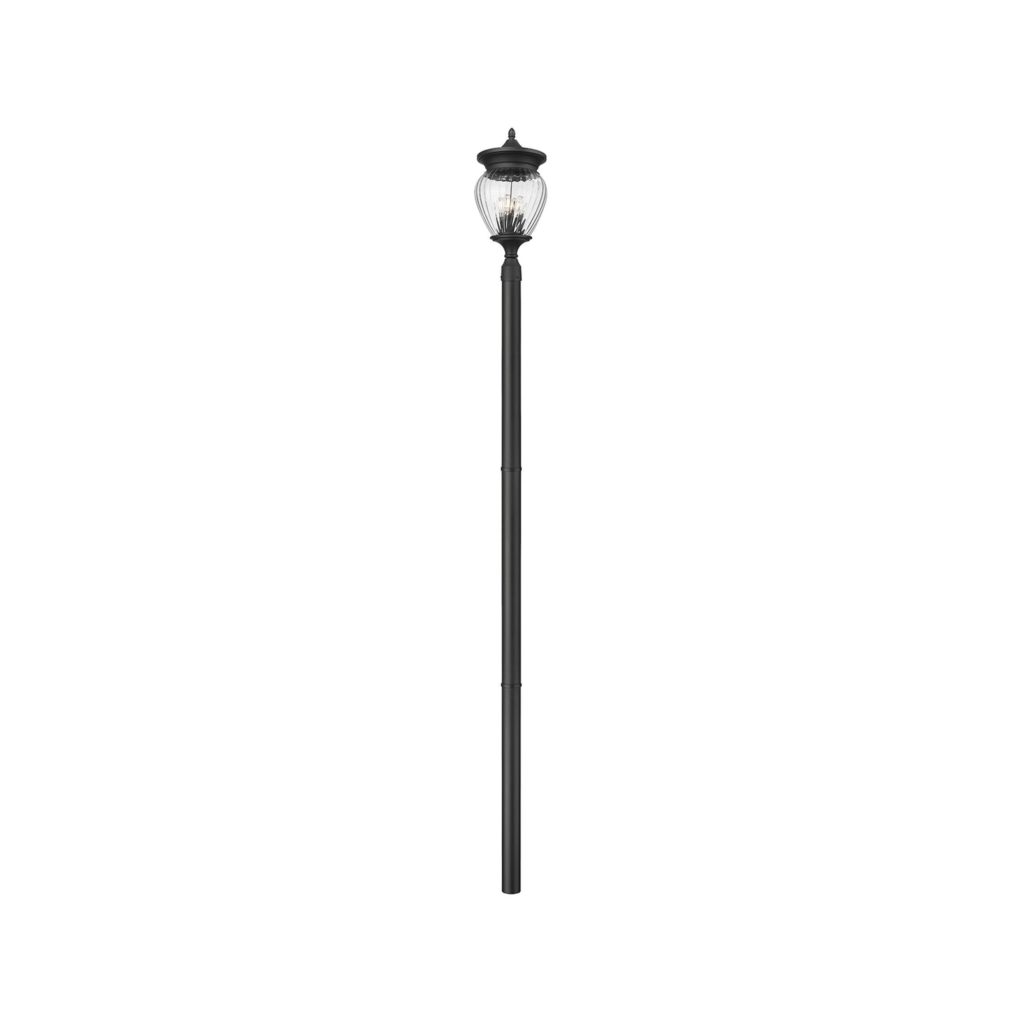 Davina Outdoor Sleek Post Light in Detail.