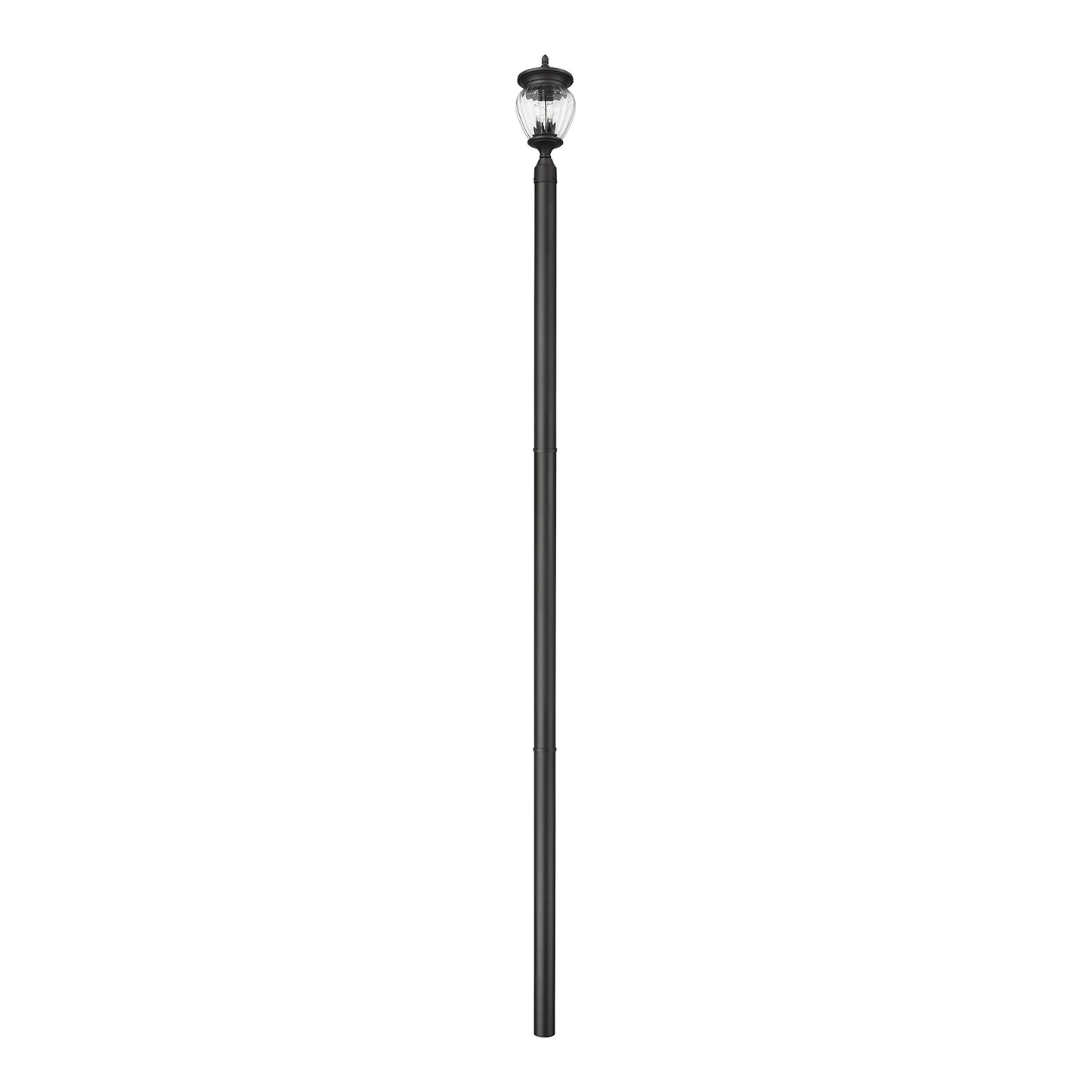 Davina Outdoor Sleek Post Light in Detail.