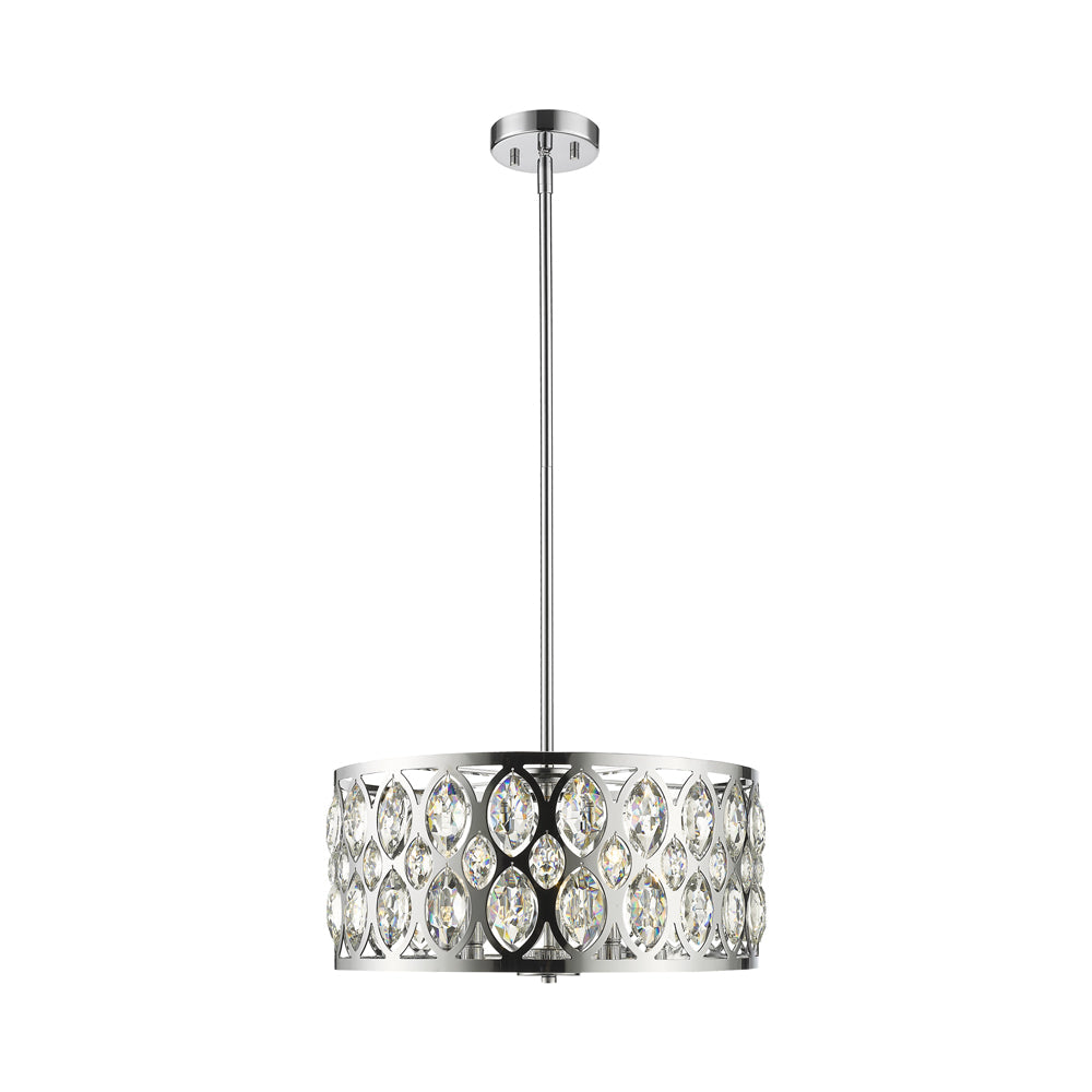 Dealey Chandelier in Chrome (5-Light).