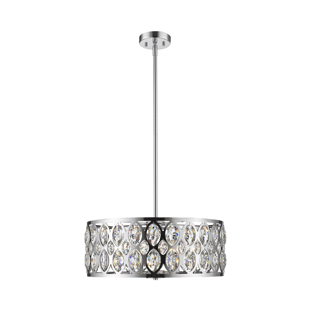 Dealey Chandelier in Chrome (6-Light).