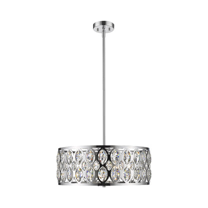 Dealey Chandelier in Chrome (6-Light).