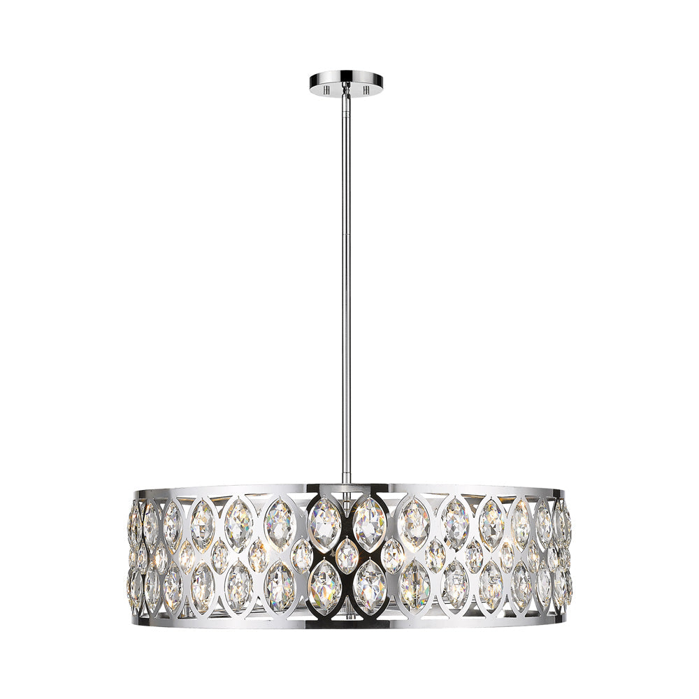Dealey Chandelier in Chrome (8-Light).